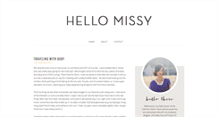 Desktop Screenshot of hello-missy.com
